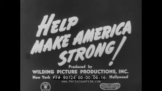 WWII TEXACO OIL CO. FILM  HELP MAKE AMERICA STRONG! WARTIME PETROLEUM PRODUCTION 90724