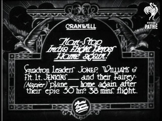 Non - Stop India Flight (1929)