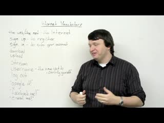 Learn English - Internet Vocabulary