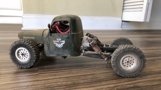 WPL C24 with JJRC Q60 body and long travel suspension from Axial Yeti Score Jr.