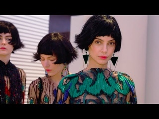 Giorgio Armani Priv Spring Summer 2020 Haute Couture Fashion Show  Backstage Video
