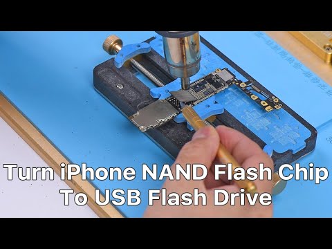 Broken i Phone REVIVE ( Turn NAND Flash Chip To USB Flash Drive), REWA Recycle