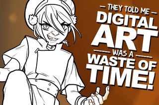 If DIGITAL ART isn’t ART then what is it? a potato? | T is for TOPH | DrawingWiffWaffles