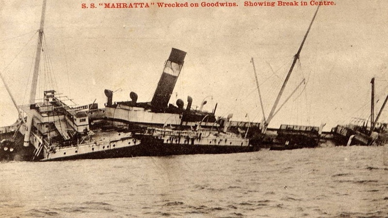 Goodwin Sands And Its Shipwrecks Around The
