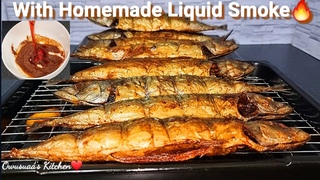 Smoke the tastiest Mackerel in Oven with homemade Liquid Smoke|Easy Baked Markerel Fish Recipe