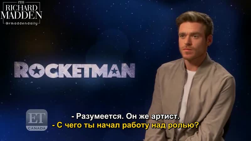2019: Ричард Мэдден для ET News ( RUS