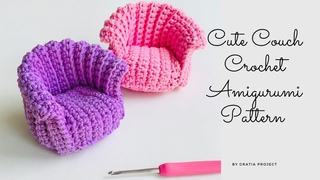 Cute Couch Crochet Amigurumi Pattern