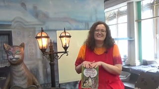 Интервью с Ольгой Лукас в котокафе. Невероятный марафон по детским книгам в исполнении автора!