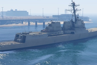 GTA V Navy Destroyer USS Nathan James walk-around