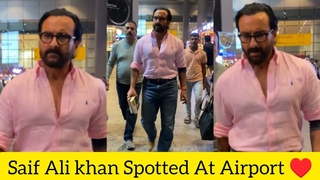 Agent Vinod Fame Saif Ali khan Spotted At Airport