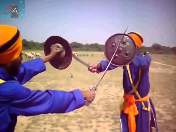 ONLINE GATKA TUTORIALS (6) Dhaal Kirpan de 8