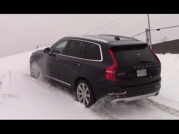 AWD TEST : 2016 Volvo Xc90 Diagonal and Offroad test on ice and