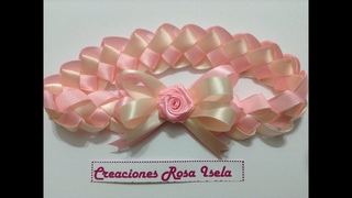 Paso a paso de Diadema trenzada para bebe VIDEO No. 543