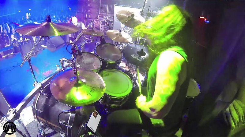 VENOM INC Live Like An Angel Jeramie Kling Live in Poland ( Drum Cam
