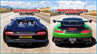 FH5 DRAG RACE! Mercedes-AMG GT Black Series 1200Hp Vs Bugatti Chiron
