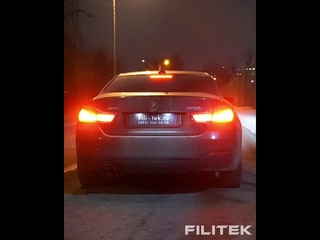 Спортивный глушитель на BMW 420i F32 2018 года