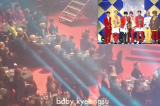 170119 EXO BTS reaction to NCT 26th Seoul Music Awards