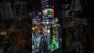 LEGO Cyberpunk City with Millions of Pieces Built by 80 People