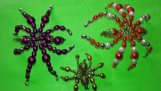 How To Make Beaded Spiders || Diy Beaded Wire Spider Tutorial || You Can Do This