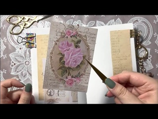 l  asmr l relaxingsound l collage l scrapbooking l journal spread l ASMR l  ASMR