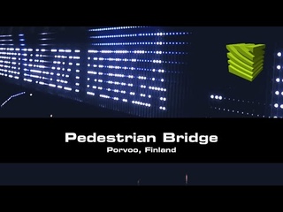 MADRIX @ Pedestrian Bridge in Porvoo, Finland