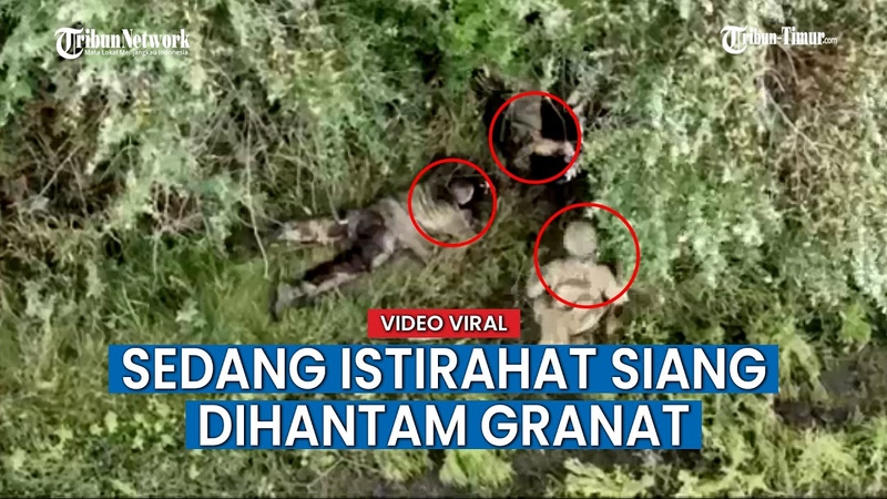 Pasukan Lintas Udara Rusia Lempar Granat ke Militan Ukraina yang Istirahat