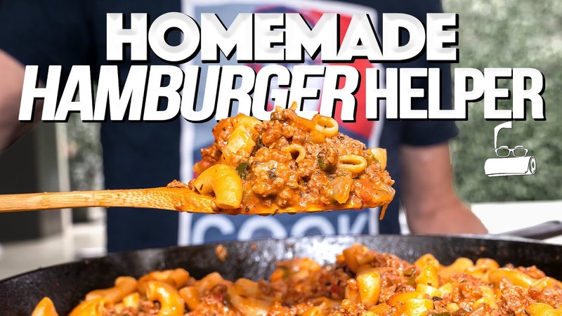 CHEESY, RICH, INSANELY HOMEMADE VERSION OF HAMBURGER HELPER, SAM THE COOKING