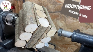 Woodturning : Stacking of logs