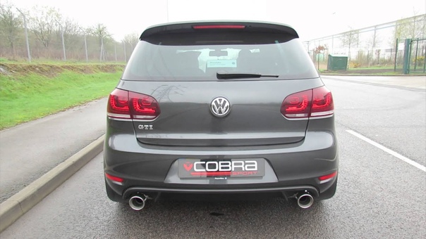 VW Golf GTI Mk6 Cat Back Venom System by Cobra Sport