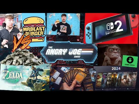 AJS News New Nintendo Console in 2024, Sues his own Burgers, Gollum Patch, Fallout