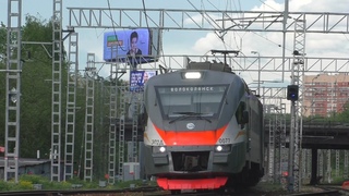 Электропоезд ЭП2Д-0077 ЦППК сообщением Москва - Волоколамск