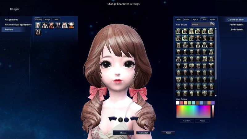 Aion 5. 0 Korean Style Female character creation