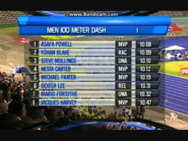 Jamaican National Trials 2011 M100m