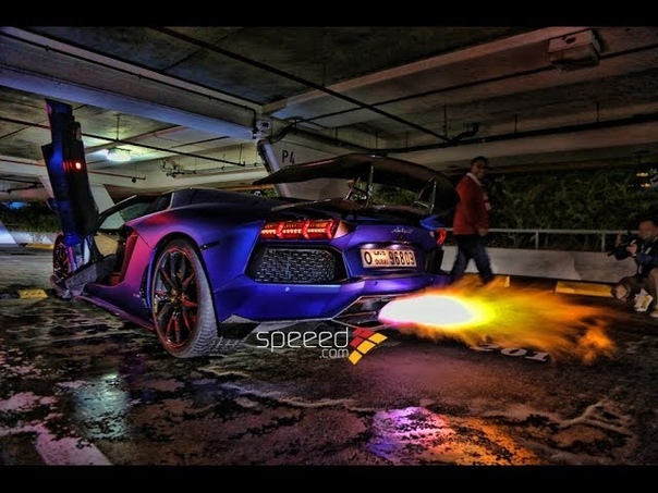 Lamborghini Aventador(ы) плюются