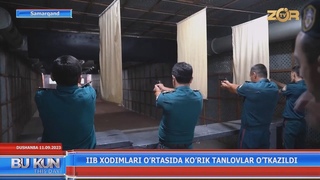 IIB xodimlari o'rtasida ko'rik-tanlovlar o'tkazildi (Samarqand)