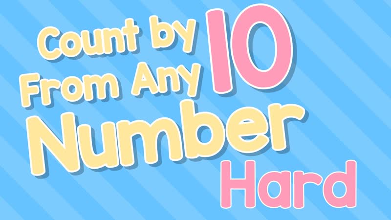 Count by 10s From Any Number, Double Digits, Jack Hartmann Count by