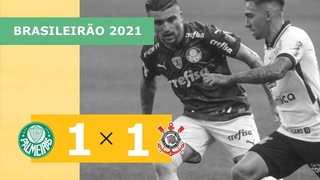 Palmeiras 1 x 1 Corinthians  Gols  12/06  Brasileiro 2021