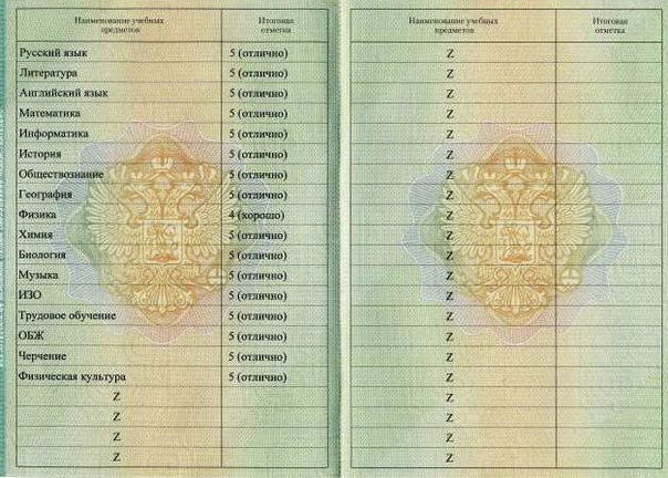 Алгебра и геометрия идут в аттестат