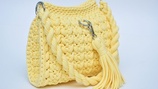 How to make a beautiful bag handle in 5 minutes Как сделать красивую ручку для сумки за 5 минут