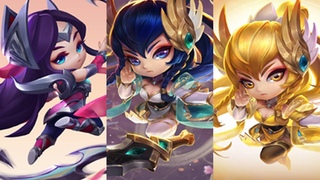 Chibi Champion Irelia | Divine Sword Irelia & Prestige Version | 金铲铲之战  (Battle of Golden Spatula)