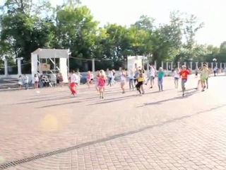 Выкса. Танцевальный флешмоб на День Города