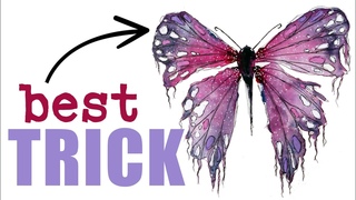 Mind-blowing ~ HOW to PAINT  a butterfly ~ WATERCOLORS  Supplies Explained