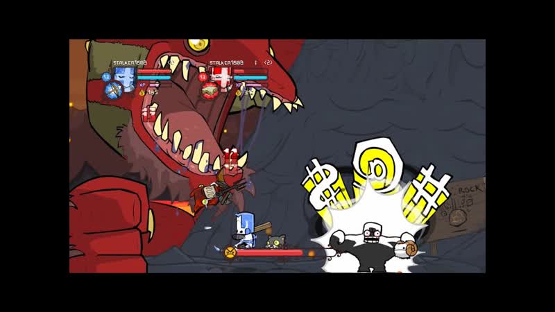 Castle Crashers Прохождение без комментариев. Часть 5 Лавовый мир,