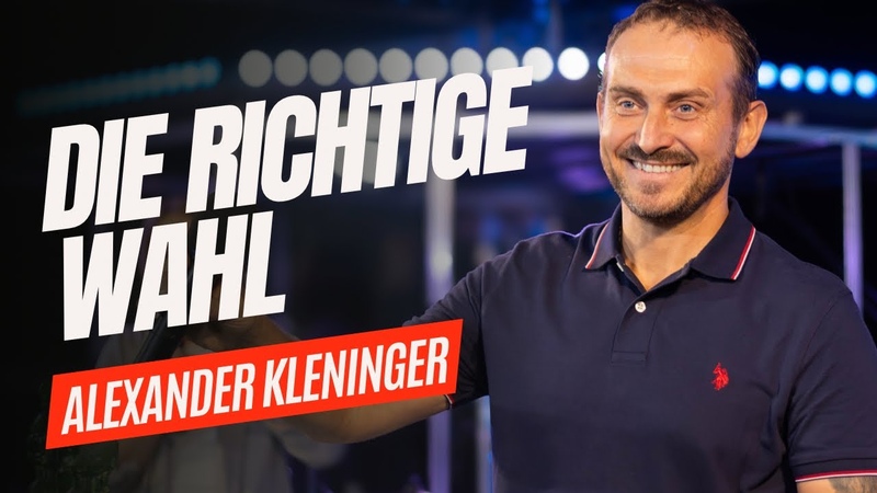 Правильный выбор, Die richtige Wahl, Александр Кленингер, Alexander