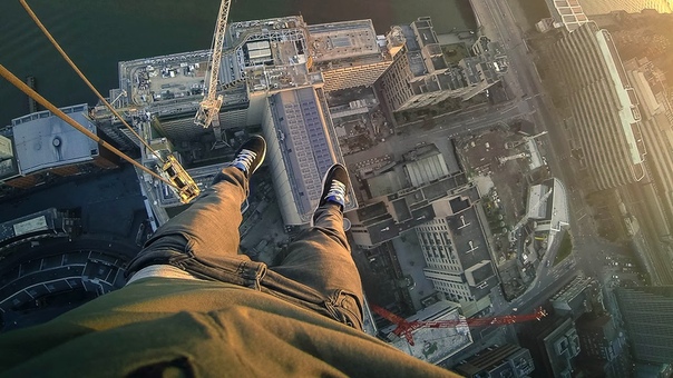James Kingston Jumps Insane Gap to Hang Off 150m High South Bank Tower Crane, On the Edge, Ep.