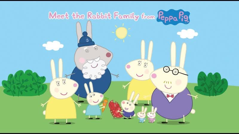 Meet The Rabbit Family , Peppa Pig Official