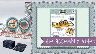 Karen Burniston Die 1222 Bam Box Pop-up Assembly