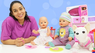 Baby Born Emily bekommt Besuch von Leo. Puppen Video auf Deutsch