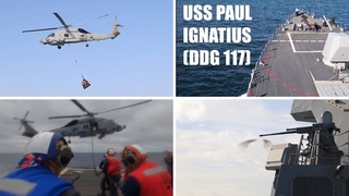 USS Paul Ignatius (DDG 117) Completes First FDNF-E Patrol in 6th Fleet AOR