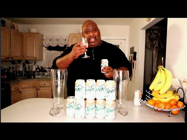 10 Cans of Sprite Ginger Chugged in Under a